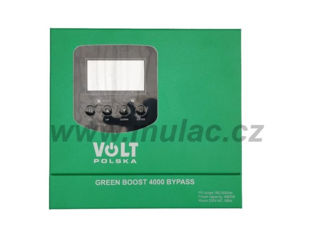 GREEN BOOST 4000 BYPASS (MPPT 160-350VDC), solární regulátor pro přímý ohřev vody