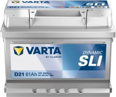 561400 VARTA DYNAMIC SLI D21 12V 61Ah 600A