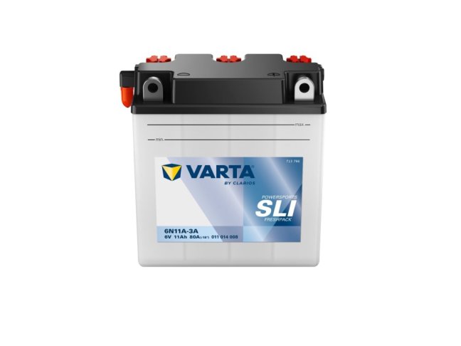 Motobaterie 6N11A-3A VARTA 011014008 SLI  6V 11Ah 80A