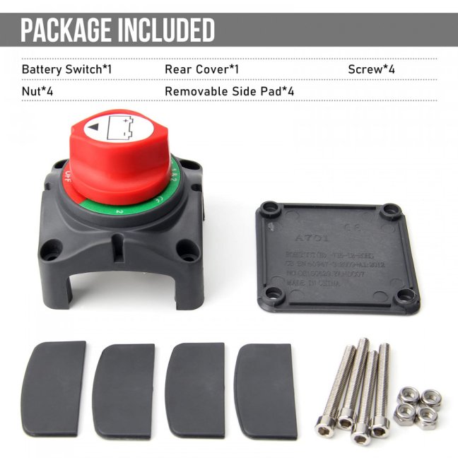 Bateriový odpojovač 200A