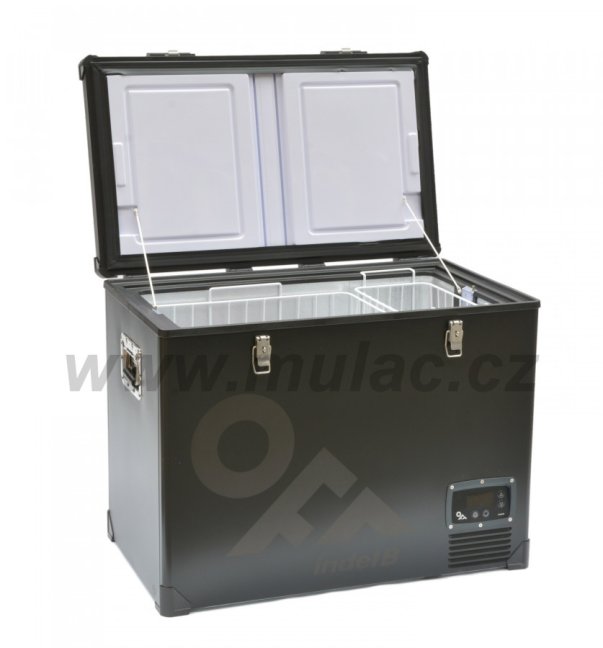 TB100 STEEL BLACK OFF Indel B kompresorová autochladnička, 97L, 12/24V