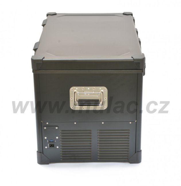 TB74 STEEL BLACK OFF kompresorová autochladnička, 71L, 12/24V