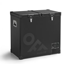 TB118 DD STEEL BLACK OFF kompresorová autochladnička Indel B, 107L, 12/24V