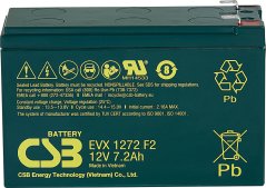 Záložní baterie EVX1272L CSB 12V/7,2Ah č. 1