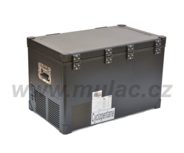 TB74 STEEL BLACK OFF kompresorová autochladnička, 71L, 12/24V