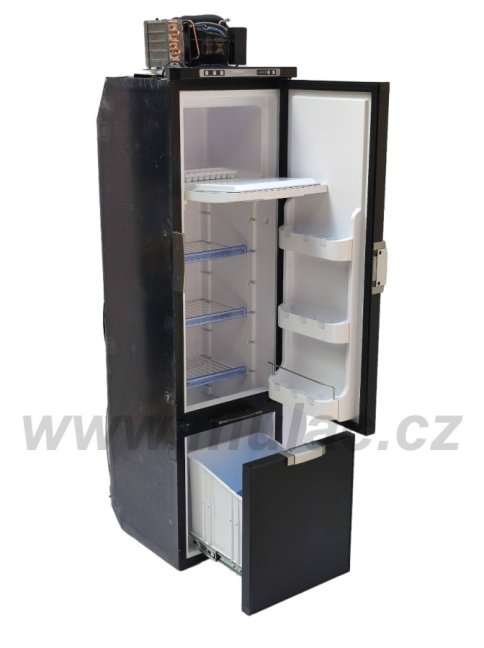 SLIM150 CHR VITRIFRIGO 12/24V 150 litrů - černá