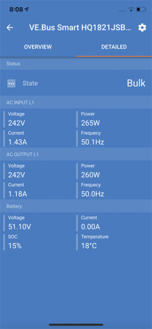 VE.Bus Smart dongle Bluetooth