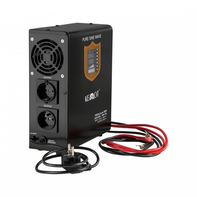 Záložní zdroj KEMOT PROsinus 800VA/500W URZ3409 nástěnné provedení