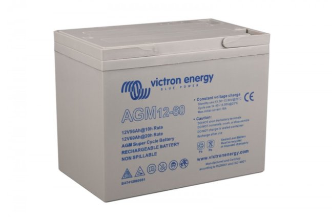Victron Energy 12V 60Ah AGM Super Cycle BAT412060082