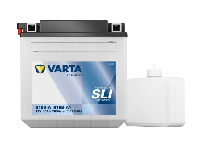 Motobaterie B16B-A VARTA 516015020 SLI  12V 16Ah 200A
