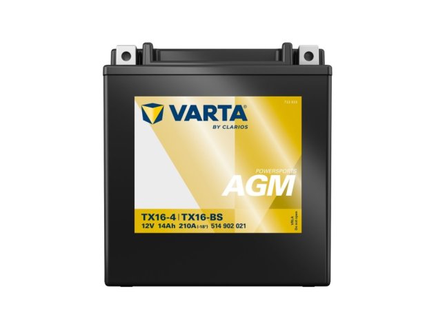 Motobaterie TX16-4 VARTA 514902021 AGM 12V 14Ah 210A