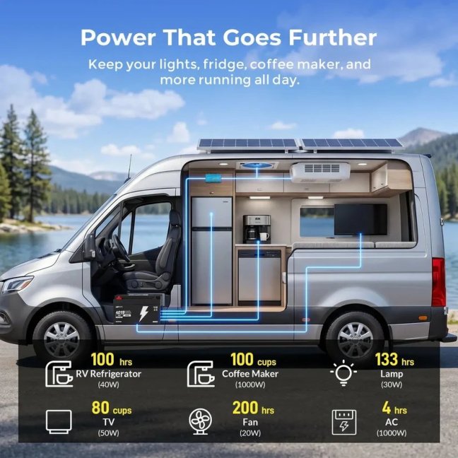 WattCycle LiFePO4 12,8V 314Ah Bluetooth Caravan s vyhříváním