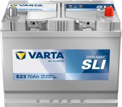 570412 VARTA DYNAMIC SLI E23 12V 70Ah 630A