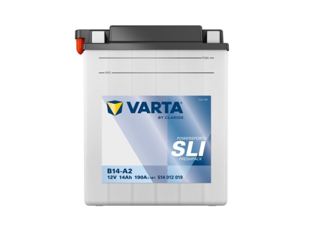 Motobaterie B14-A2 VARTA 514012019 SLI  12V 14Ah 190A