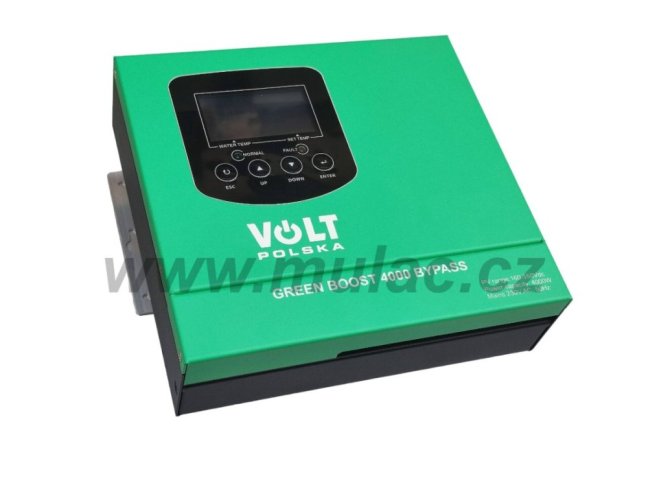GREEN BOOST 4000 BYPASS (MPPT 160-350VDC), solární regulátor pro přímý ohřev vody