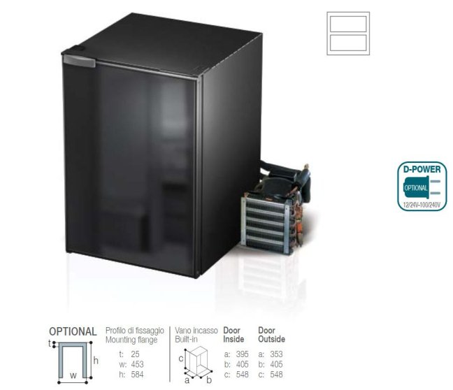 C35BT OCN VITRIFRIGO mrazák 12/24V 33 litrů