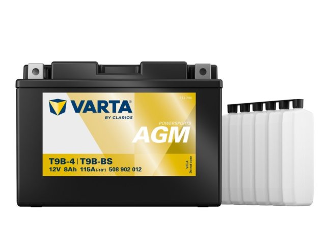 Motobaterie T9B-4 VARTA 508902012 AGM 12V 8Ah 115A