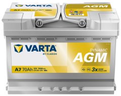 570901 VARTA DYNAMIC AGM A7 12V 70Ah 760A