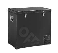 TB130 STEEL BLACK OFF kompresorová autochladnička, 124 litrů, 12/24V