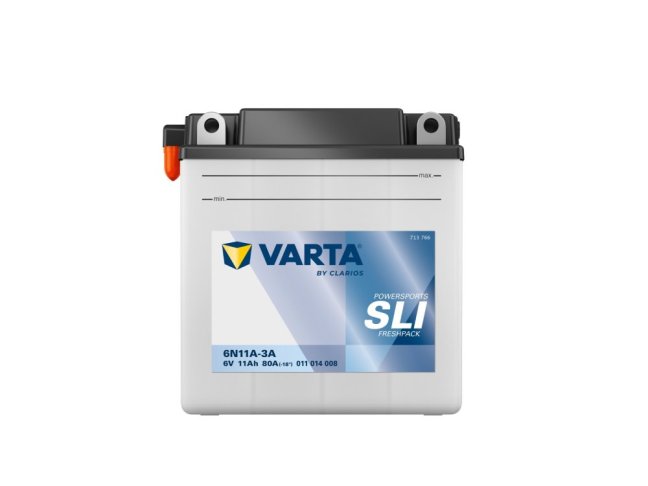 Motobaterie 6N11A-3A VARTA 011014008 SLI  6V 11Ah 80A