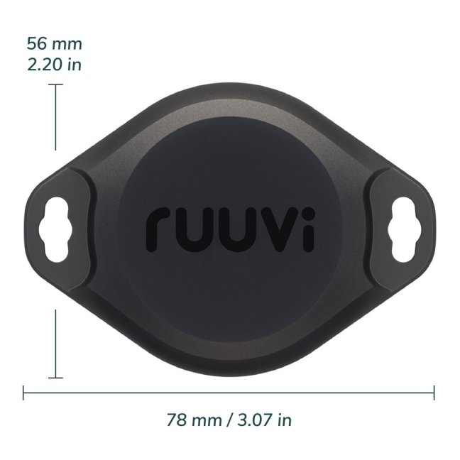 RuuviTag Pro Senzor (2v1, voděodolný)