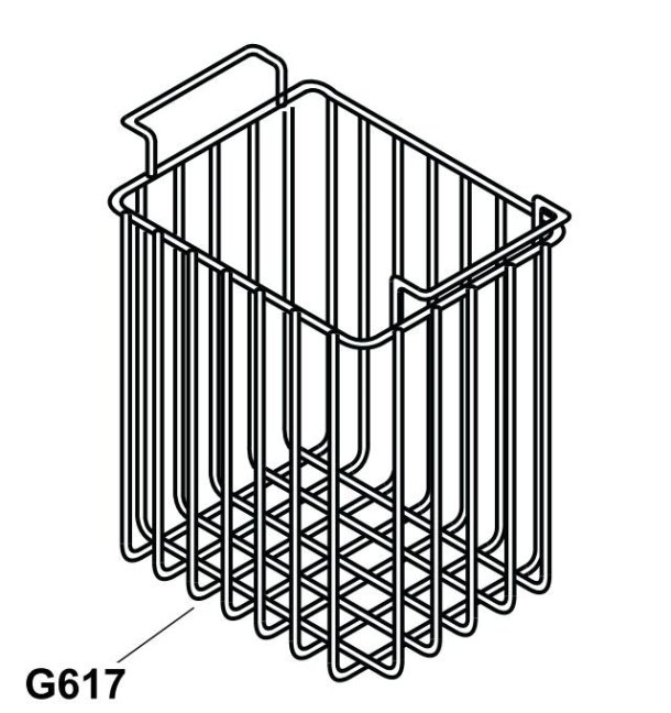 G617 drátěný koš