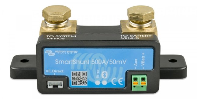 Victron Energy SMARTShunt 500A/50mV, sledovač stavu baterie s Bluetooth