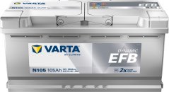 605500 VARTA DYNAMIC EFB N105 12V 105Ah 950A