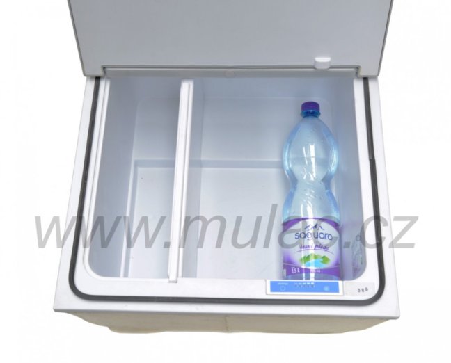 V31 VITRIFRIGO kompresorová autochladnička 12/24V vnitřek s přepážkou