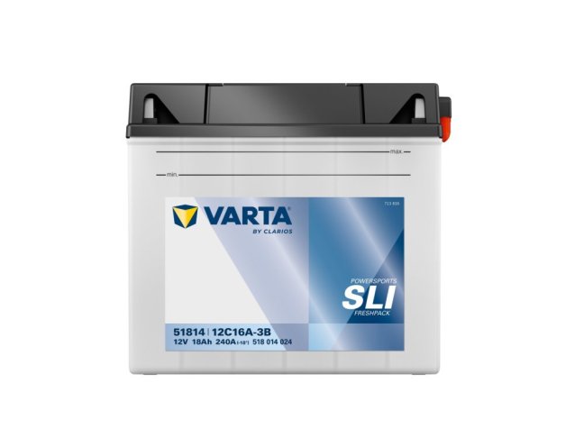 Motobaterie 51814  VARTA 518014024 SLI  12V 18Ah 240A