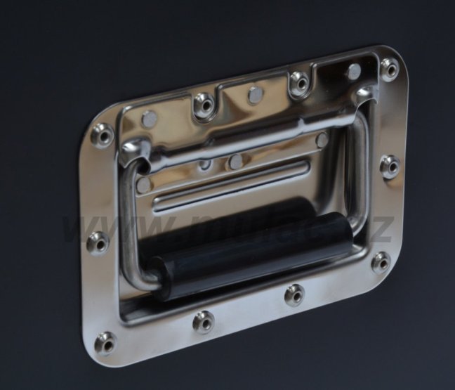 TB46 STEEL BLACK OFF autochladnička 12/24V 45 litrů Indel B