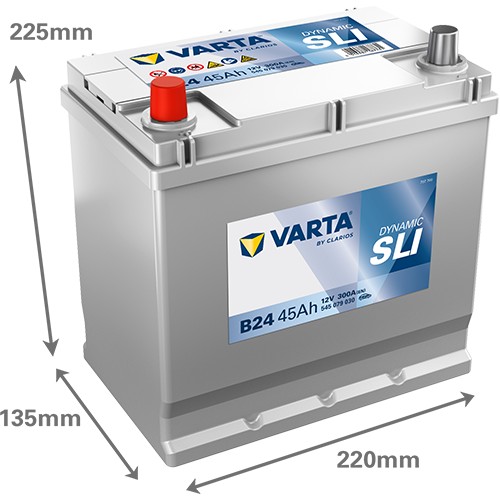 545079 VARTA DYNAMIC SLI B24 12V 45Ah 300A
