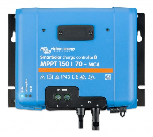 SmartSolar MPPT 150/70-MC4,  12/24/48V 70A 150V s Bluetooth