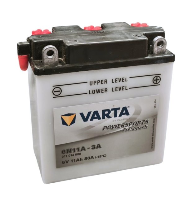 Motobaterie 011014, 6N11A-3A VARTA  6V/12Ah/ 80A