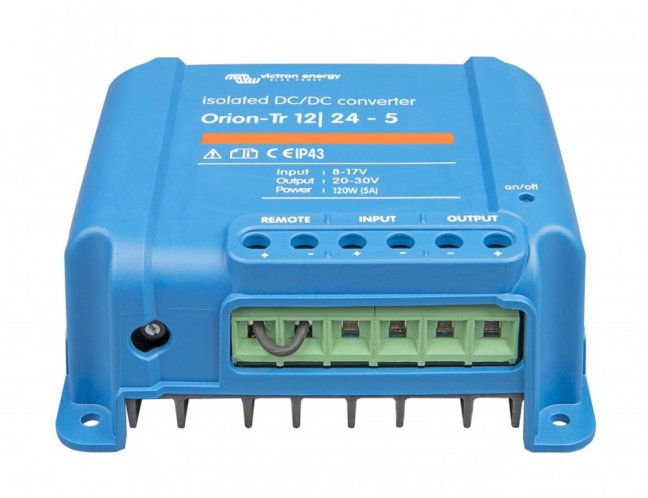 Měnič napětí Orion Tr 24/12-9A (16-35Vdc na 12V 110W) galvanicky izolovaný
