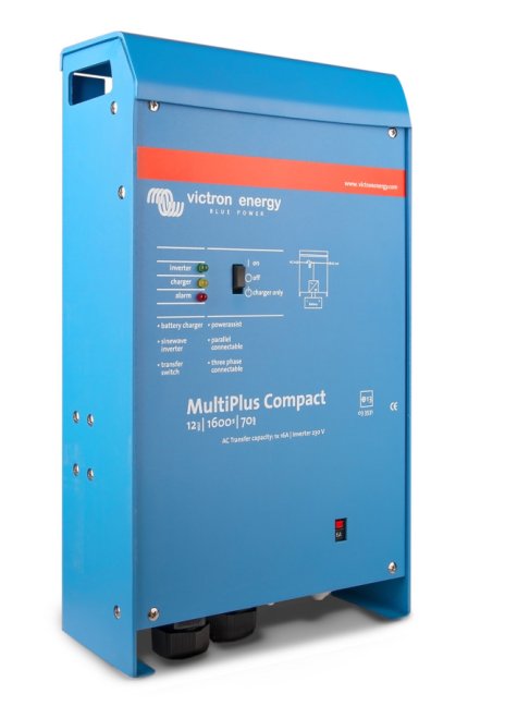 Victron Energy MultiPlus C 12/1600/70-16, měnič napětí / nabíječ / UPS. 12V 70A 1600W