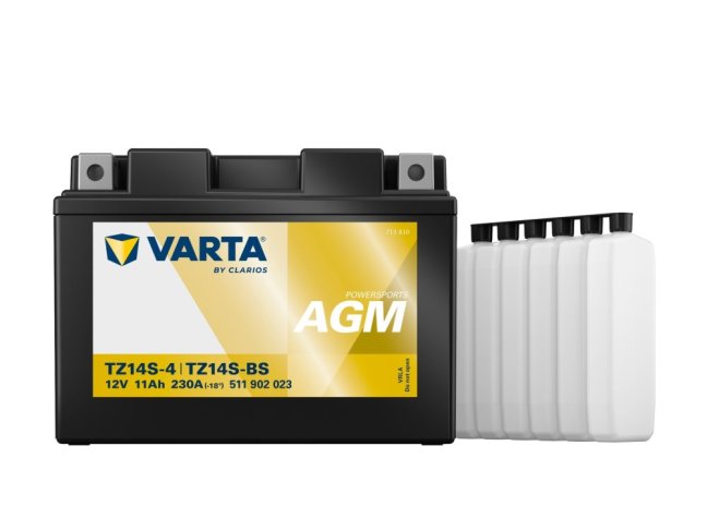 Motobaterie TZ14S-4 VARTA 511902023 AGM 12V 11Ah 230A