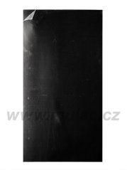 Čelní panel dveří chladničky SLIM 70 černý matný, Indel B