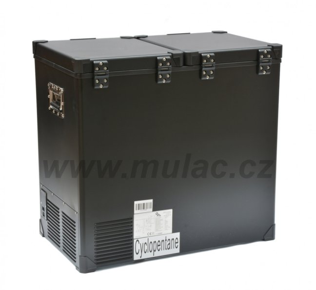 TB118 DD STEEL BLACK OFF kompresorová autochladnička Indel B, 107L, 12/24V