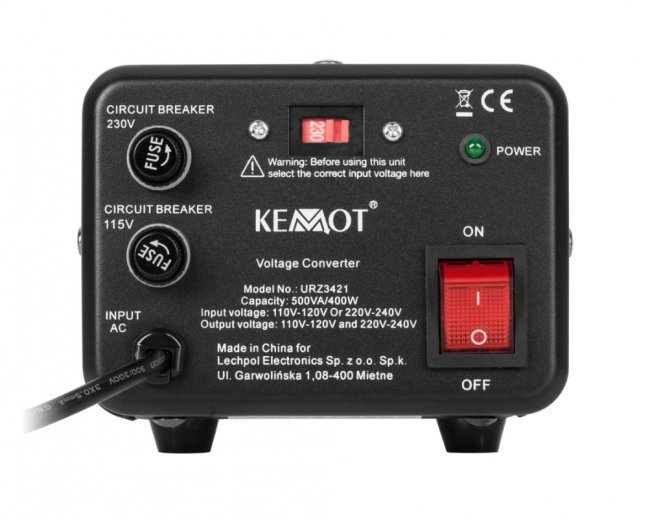 KEMOT URZ3421 měnič 230V 110V 400W/500VA