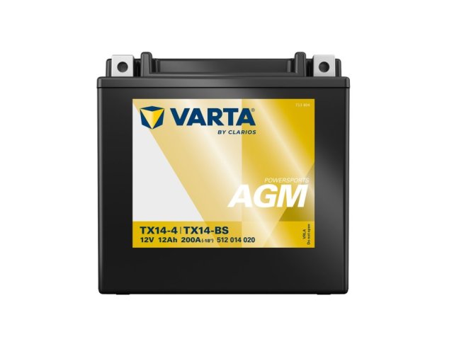 Motobaterie TX14-4 VARTA 512014020 AGM 12V 12Ah 200A