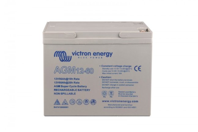 Victron Energy 12V 60Ah AGM Super Cycle BAT412060082