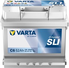 552401 VARTA DYNAMIC SLI C6 12V 52Ah 520A
