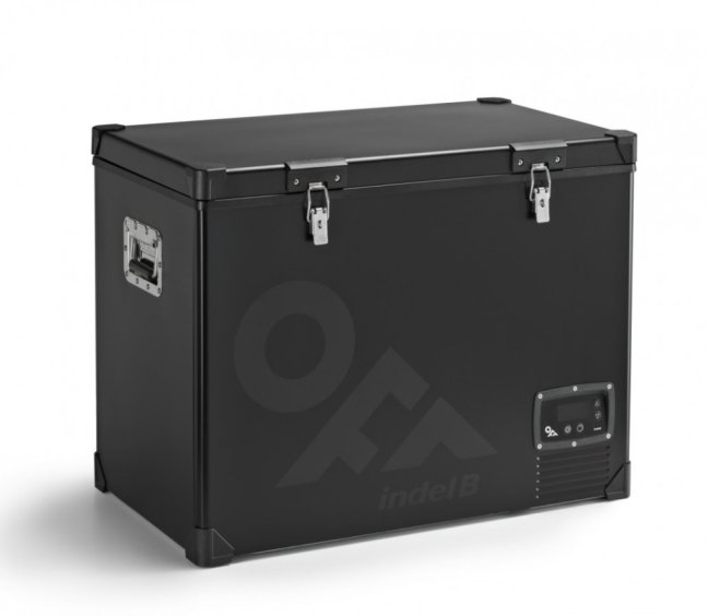 TB100 STEEL BLACK OFF Indel B kompresorová autochladnička, 97L, 12/24V