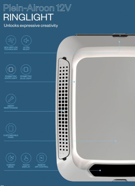 Difuzor RINGLIGHT pro klimatizaci Plein Aircon 12V