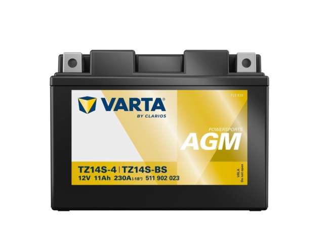Motobaterie TZ14S-4 VARTA 511902023 AGM 12V 11Ah 230A