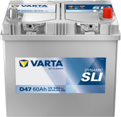 560410 VARTA DYNAMIC SLI D47 12V 60Ah 540A