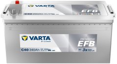 740500 VARTA PROMOTIVE EFB C40 12V 240Ah 1200A