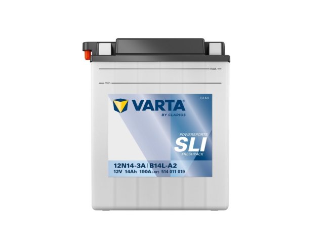 Motobaterie 12N14-3A VARTA 514011019 SLI  12V 14Ah 190A
