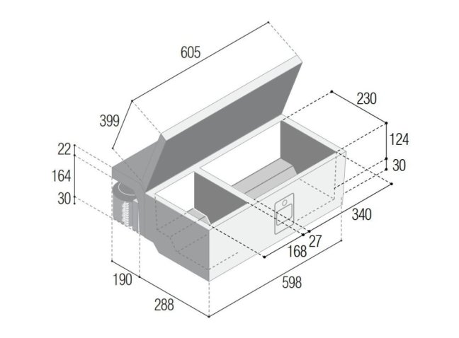 V26 vitrifrigo rozměry